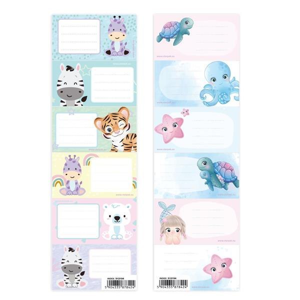 STICKERS FOR PASTEL NOTEBOOK 25 PCS. STARPAK 512194 STARPAK